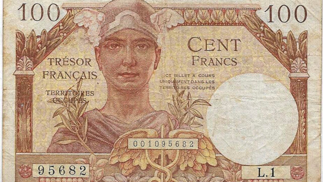 100 francs Trésor Français type 1947