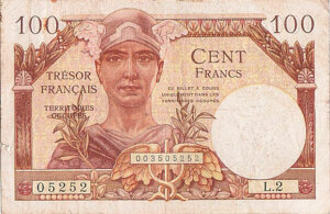 100 francs Trésor Français type 1947