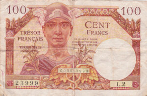 100 francs Trésor Français type 1947