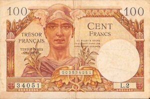 100 francs Trésor Français type 1947