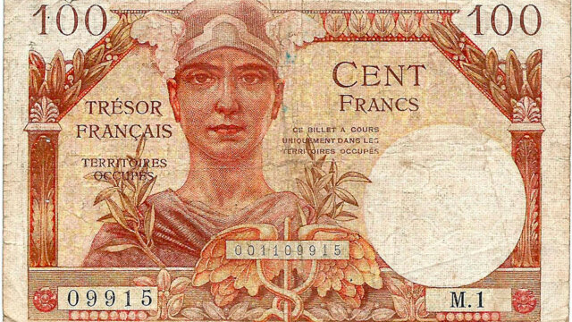 100 francs Trésor Français type 1947