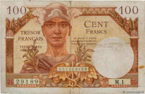 100 francs Trésor Français type 1947