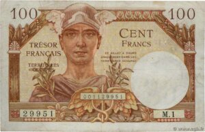 100 francs Trésor Français type 1947