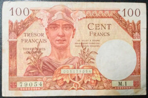 100 francs Trésor Français type 1947