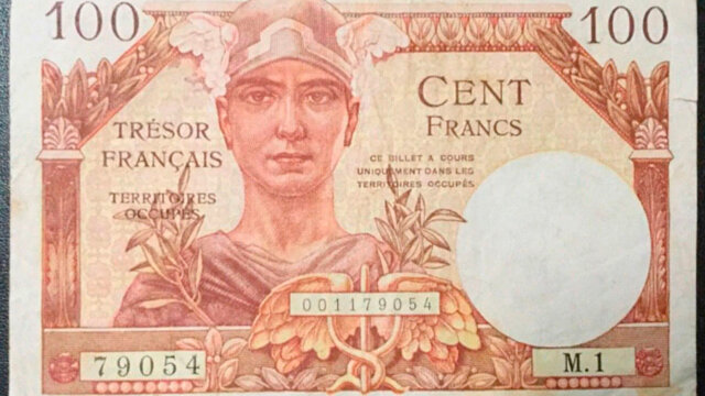 100 francs Trésor Français type 1947