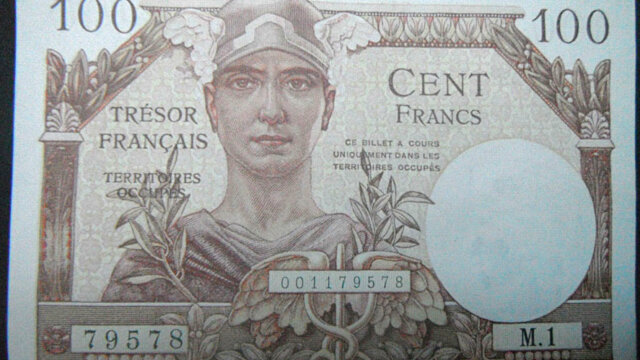 100 francs Trésor Français type 1947