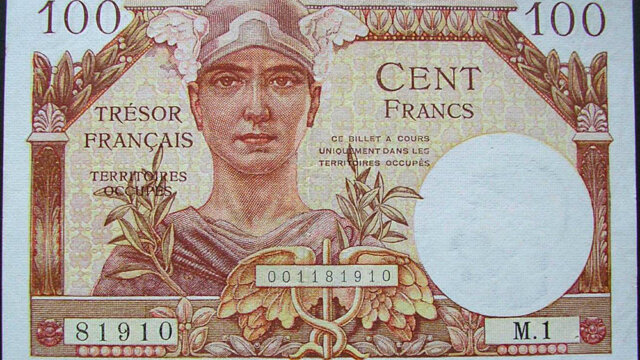 100 francs Trésor Français type 1947