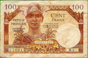 100 francs Trésor Français type 1947