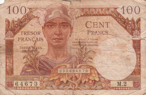 100 francs Trésor Français type 1947