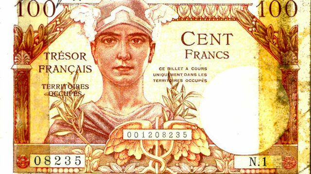 100 francs Trésor Français type 1947