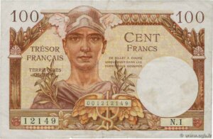 100 francs Trésor Français type 1947