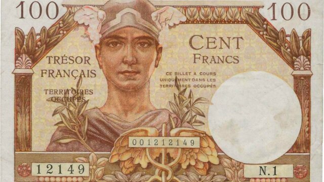 100 francs Trésor Français type 1947