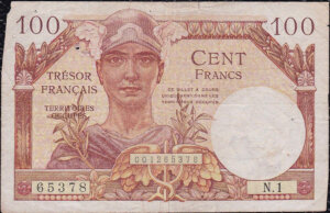 100 francs Trésor Français type 1947