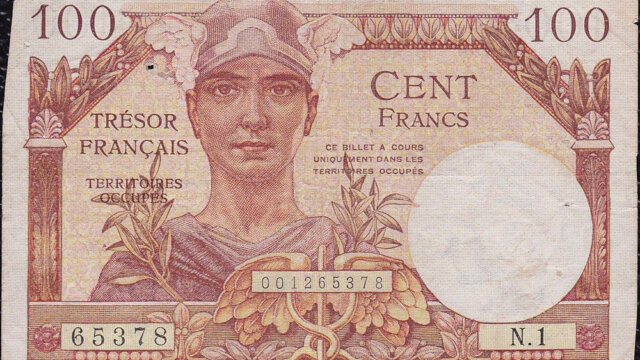 100 francs Trésor Français type 1947