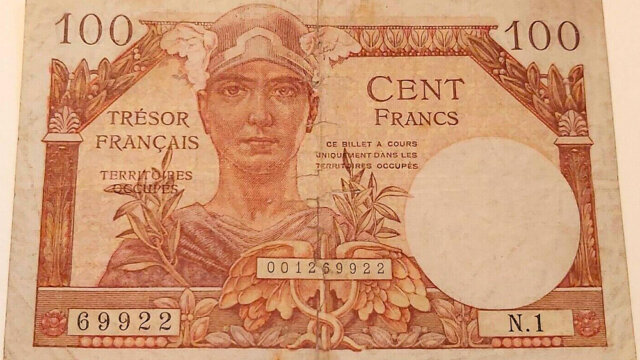 100 francs Trésor Français type 1947