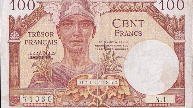 100 francs Trésor Français type 1947