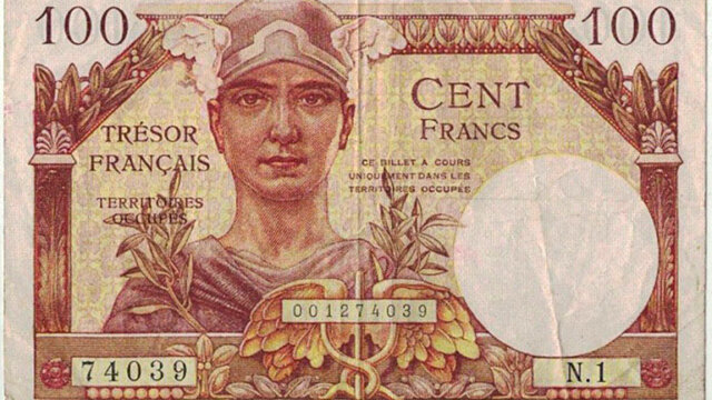 100 francs Trésor Français type 1947