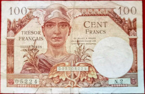 100 francs Trésor Français type 1947