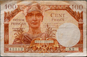 100 francs Trésor Français type 1947