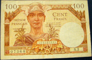 100 francs Trésor Français type 1947