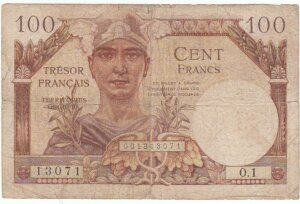 100 francs Trésor Français type 1947