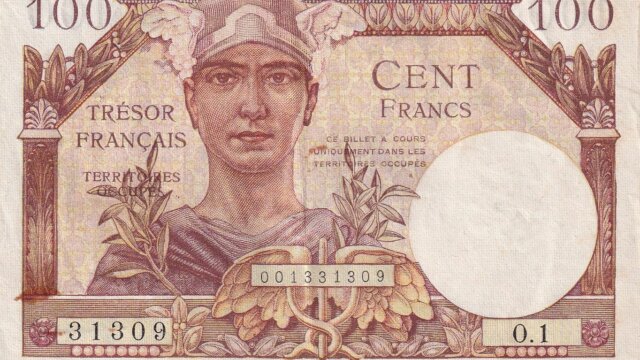 100 francs Trésor Français type 1947