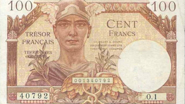 100 francs Trésor Français type 1947