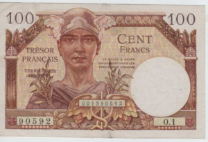 100 francs Trésor Français type 1947