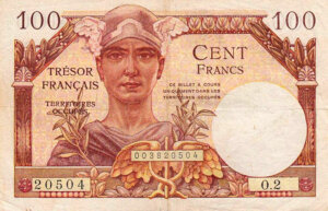 100 francs Trésor Français type 1947