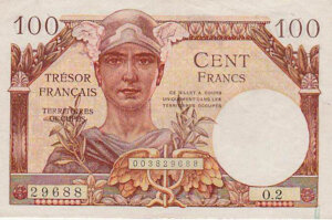 100 francs Trésor Français type 1947