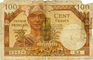 100 francs Trésor Français type 1947