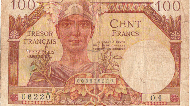 100 francs Trésor Français type 1947