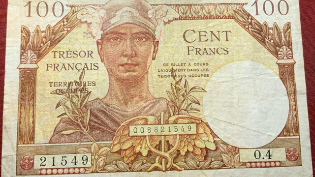 100 francs Trésor Français type 1947