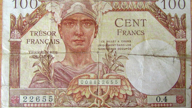 100 francs Trésor Français type 1947