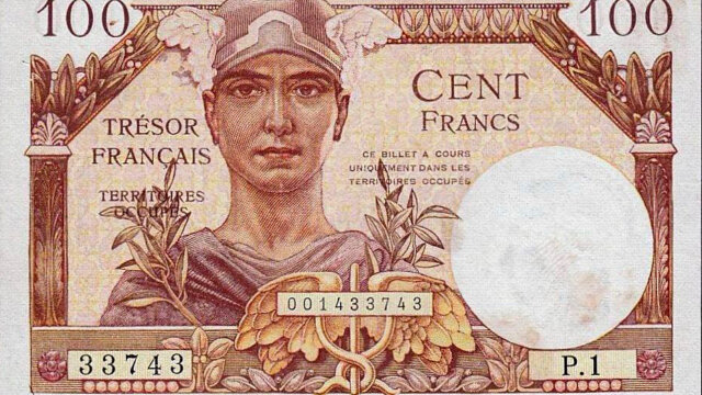 100 francs Trésor Français type 1947