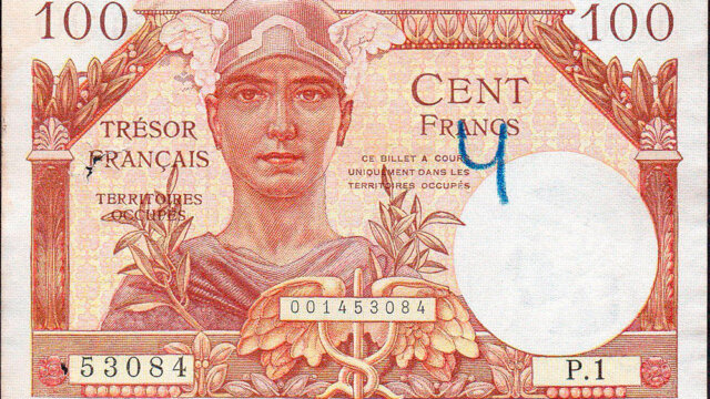 100 francs Trésor Français type 1947