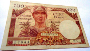 100 francs Trésor Français type 1947