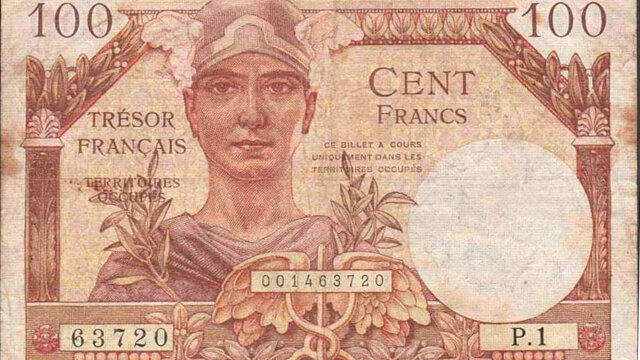 100 francs Trésor Français type 1947