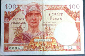 100 francs Trésor Français type 1947