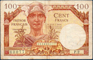 100 francs Trésor Français type 1947