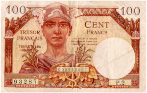 100 francs Trésor Français type 1947