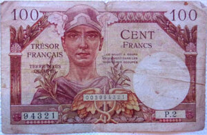 100 francs Trésor Français type 1947