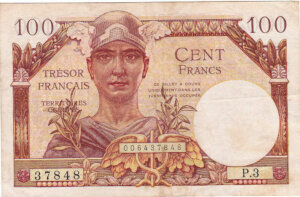 100 francs Trésor Français type 1947