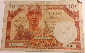 100 francs Trésor Français type 1947