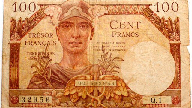 100 francs Trésor Français type 1947