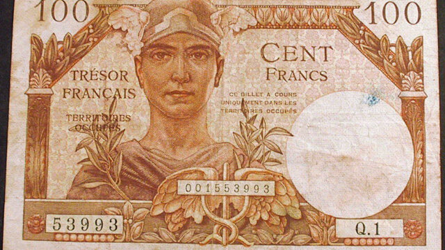 100 francs Trésor Français type 1947