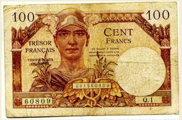 100 francs Trésor Français type 1947