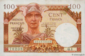 100 francs Trésor Français type 1947