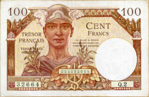 100 francs Trésor Français type 1947