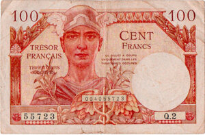 100 francs Trésor Français type 1947